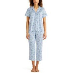 Charter Club Womens Pajamas Blue Capri Soft NWT
